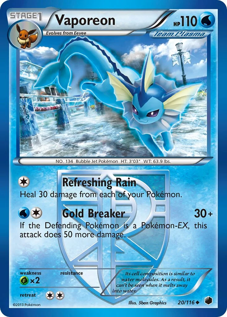 Vaporeon 「PLF 20/116」「EN」