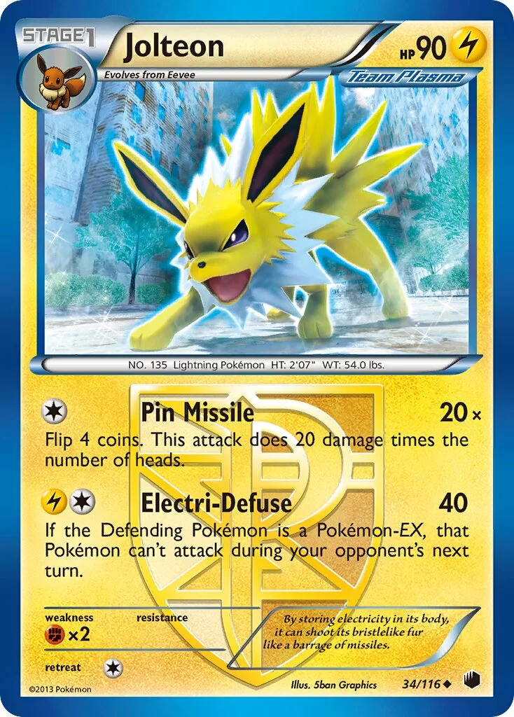 Jolteon 「PLF 34/116」「EN」