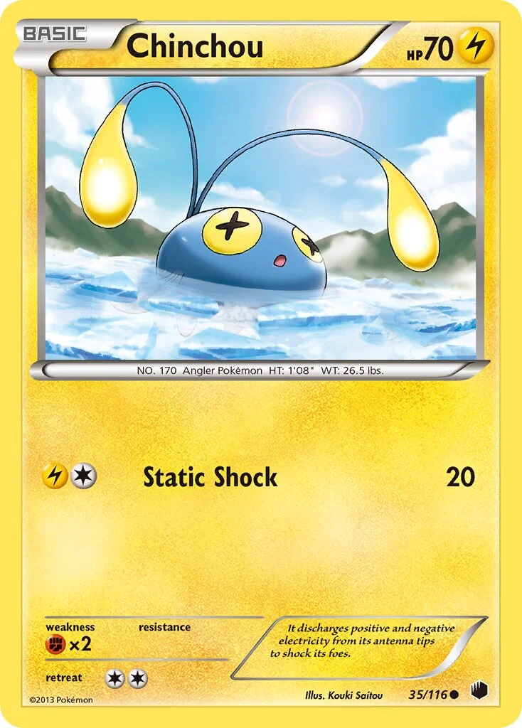 Chinchou 「PLF 35/116」「EN」