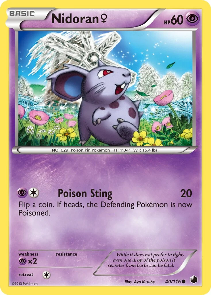 Nidoran ♀ 「PLF 40/116」「EN」