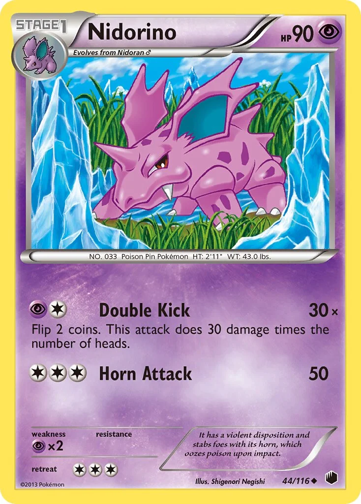 Nidorino 「PLF 44/116」「EN」