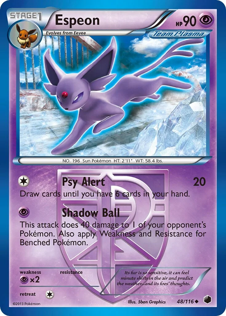 Espeon 「PLF 48/116」「EN」