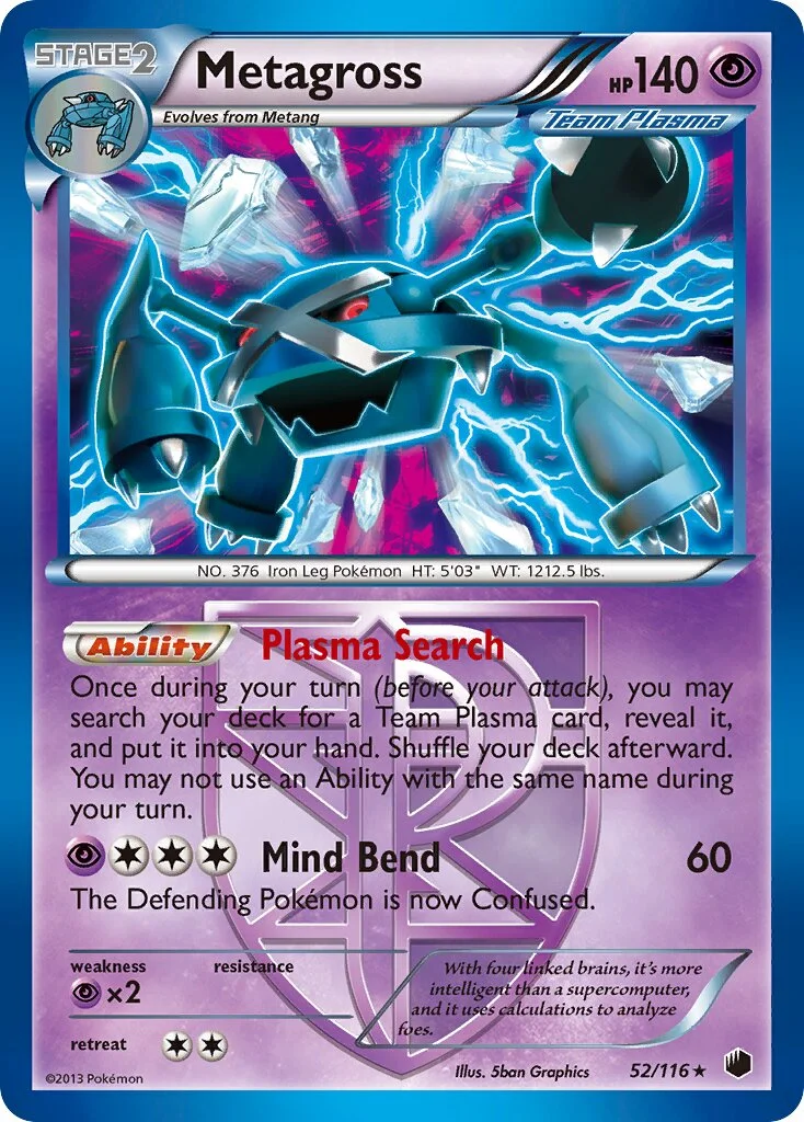 Metagross 「PLF 52/116」「EN」