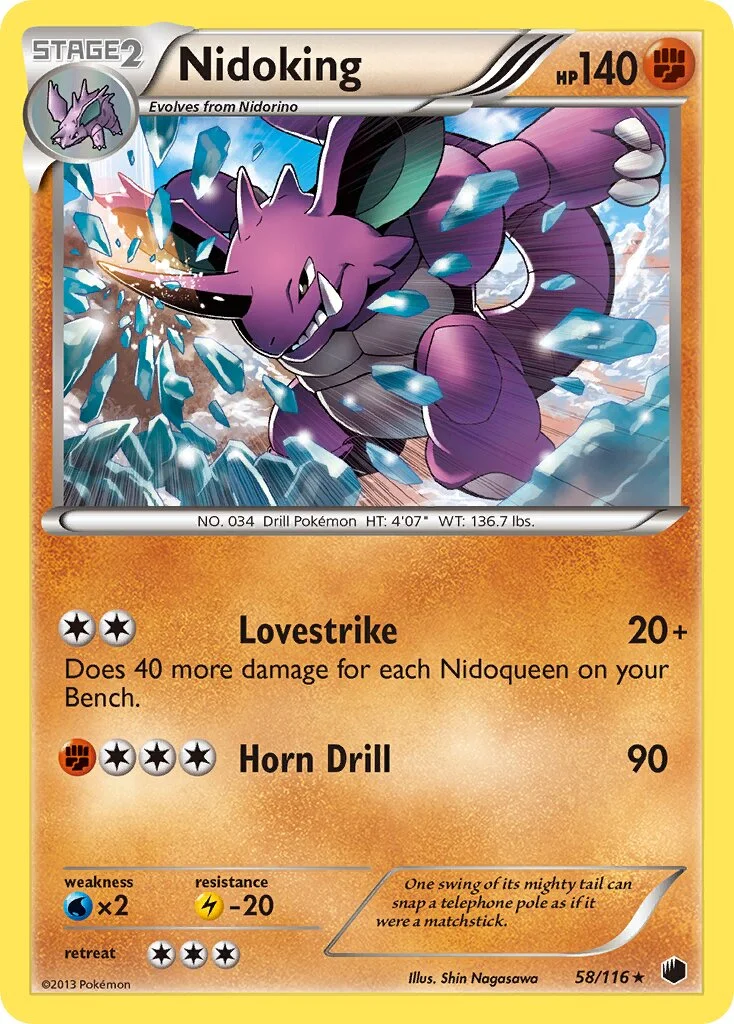 Nidoking 「PLF 58/116」「EN」