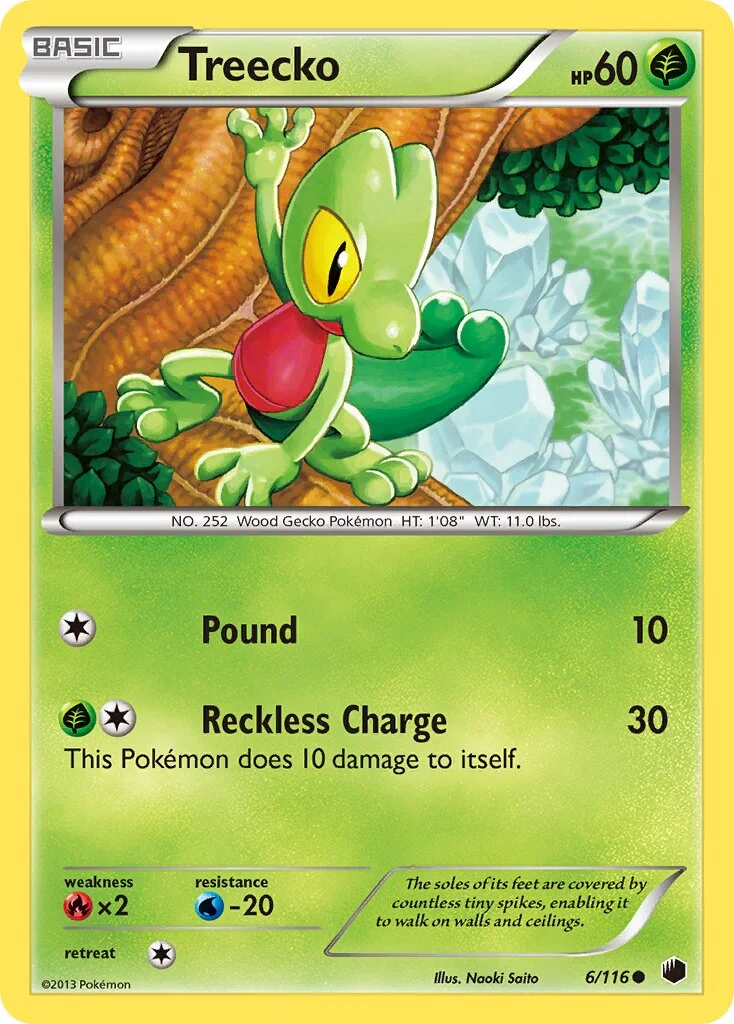 Treecko 「PLF 6/116」「EN」