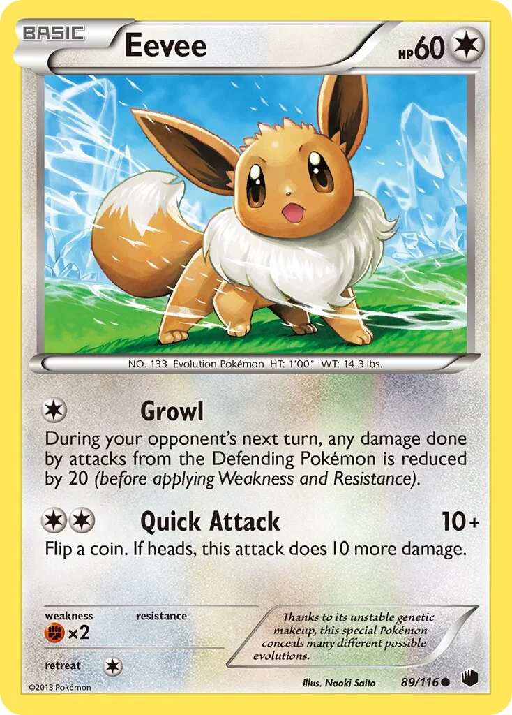 Eevee 「PLF 89/116」「EN」
