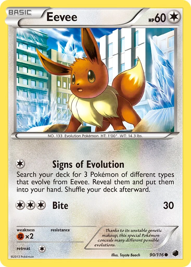 Eevee 「PLF 90/116」「EN」