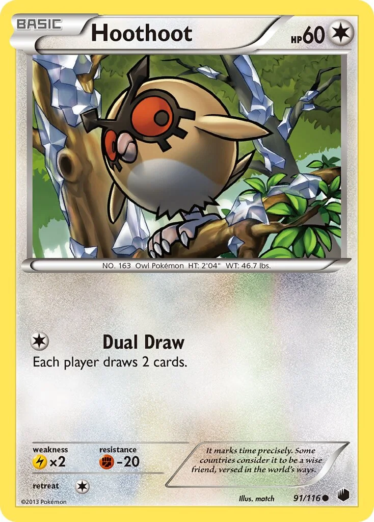 Hoothoot 「PLF 91/116」「EN」