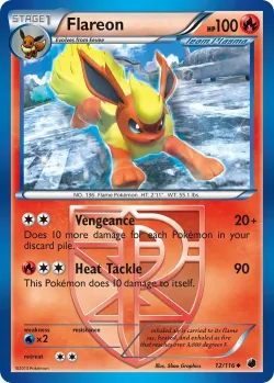 Flareon #12/116 · Pokémon