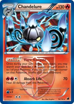 Chandelure #16/116 · Pokémon