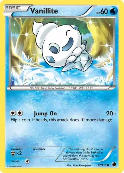 Vanillite #27/116 · Pokémon