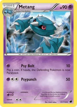 Metang #51/116 · Pokémon