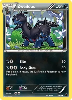 Zweilous #77/116 · Pokémon