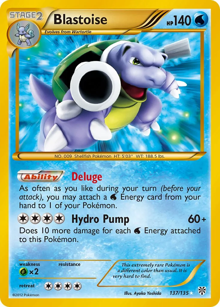 Blastoise 「PLS 137/135」「EN」