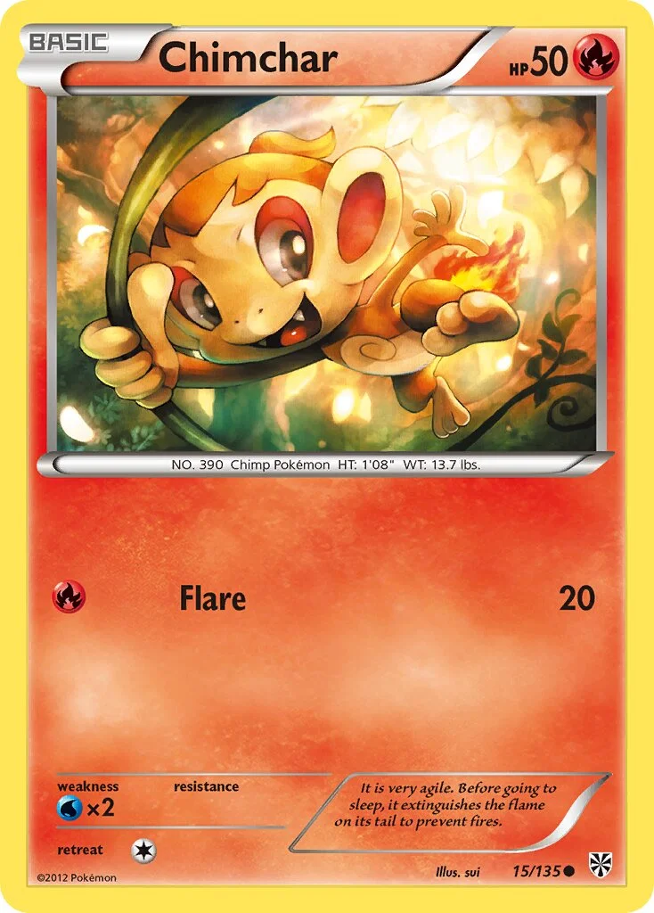 Chimchar 「PLS 15/135」「EN」