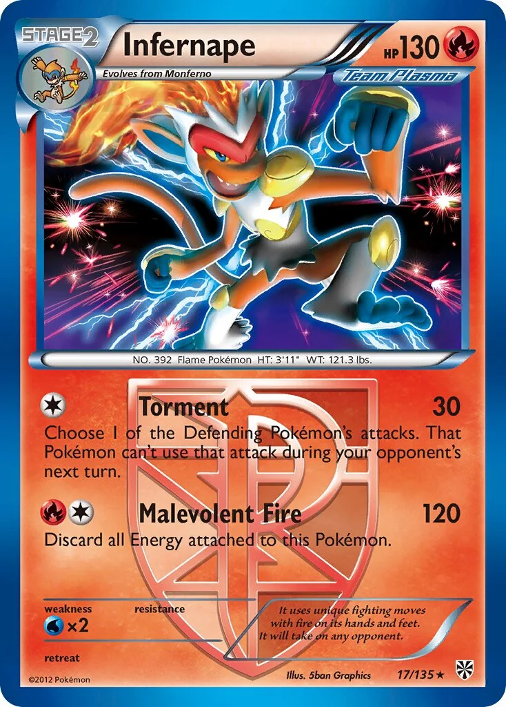 Infernape 「PLS 17/135」「EN」