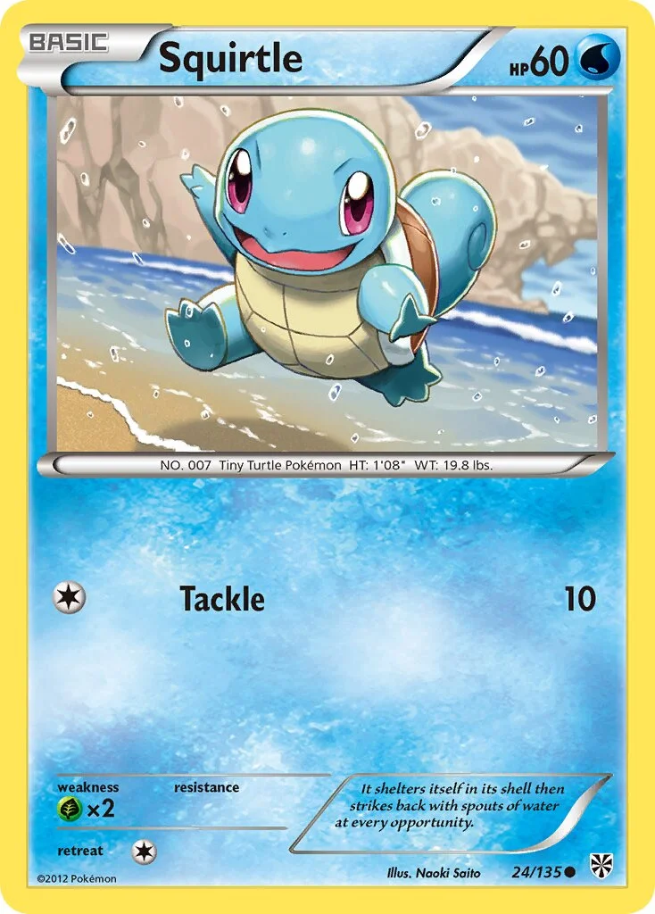 Squirtle 「PLS 24/135」「EN」