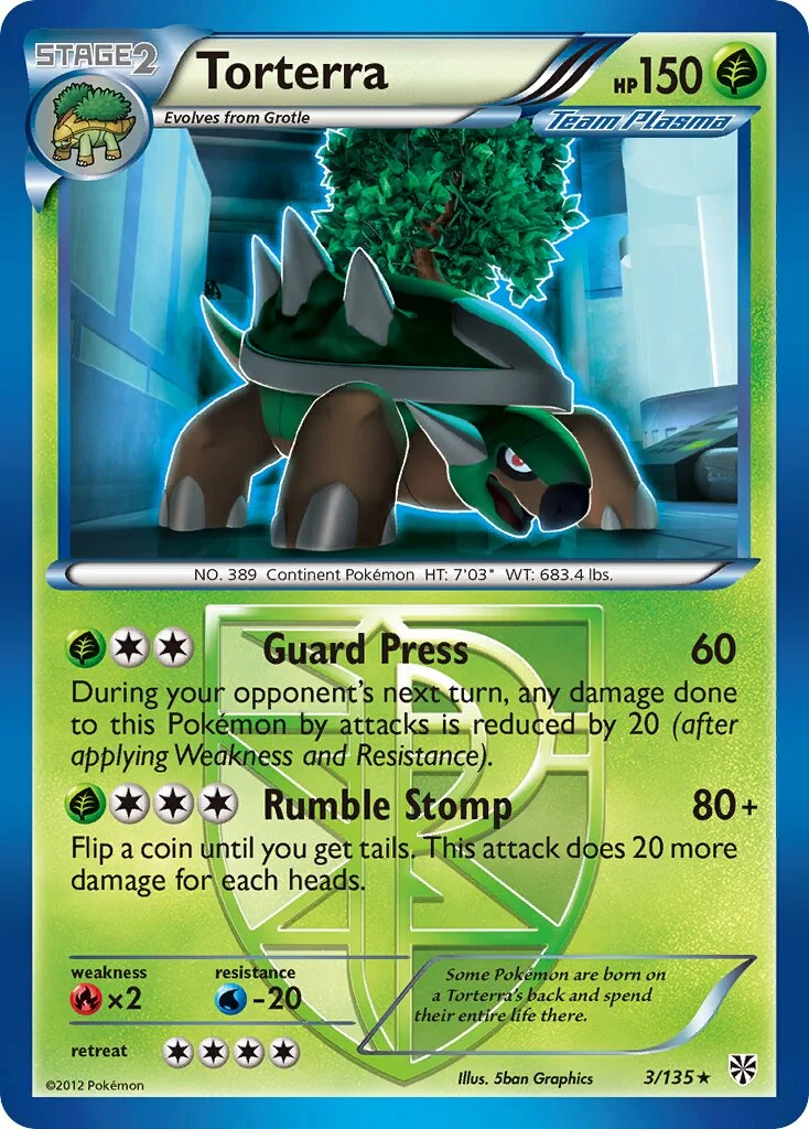 Torterra 「PLS 3/135」「EN」