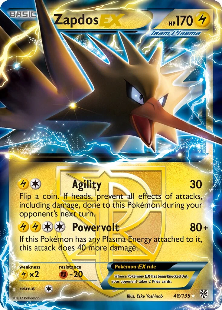 Zapdos-EX 「PLS 48/135」「EN」