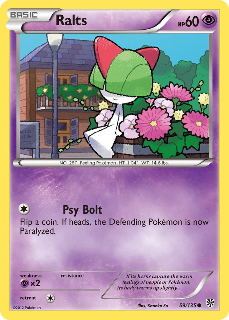Ralts 「PLS 59/135」「EN」