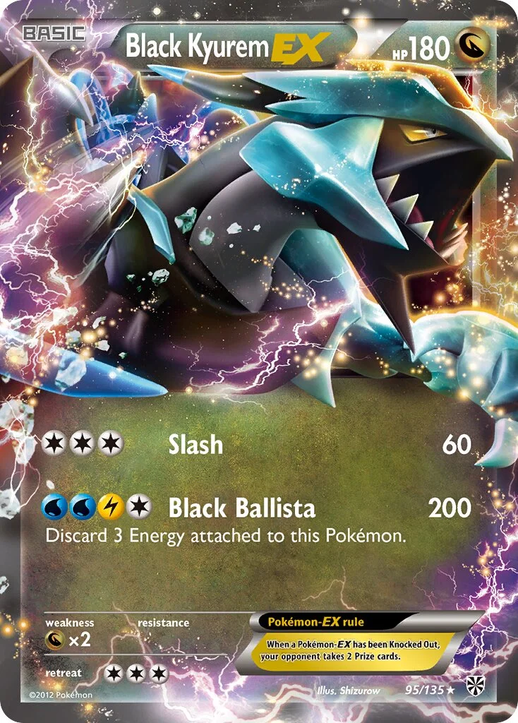 Black Kyurem-EX 「PLS 95/135」「EN」