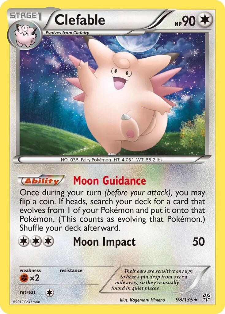 Clefable 「PLS 98/135」「EN」