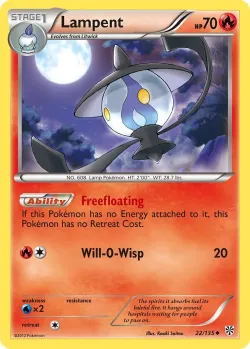 Lampent #22/135 · Pokémon