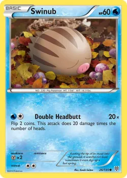 Swinub #26/135 · Pokémon