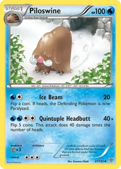 Piloswine #27/135 · Pokémon