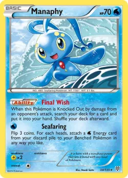 Manaphy #34/135 · Pokémon