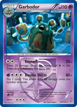 Garbodor #67/135 · Pokémon
