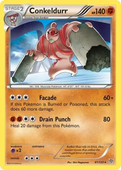 Conkeldurr #81/135 · Pokémon
