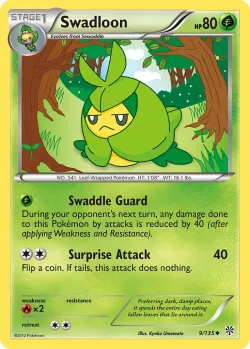 Swadloon #9/135 · Pokémon