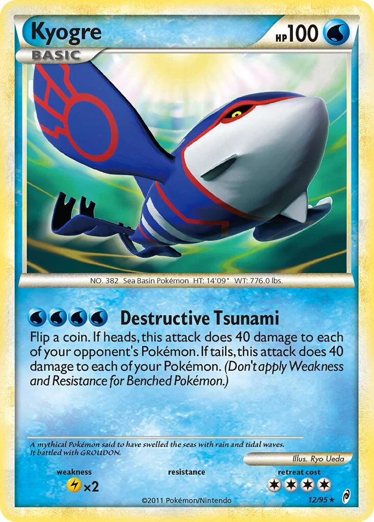 Kyogre 「CL 12/95」「EN」