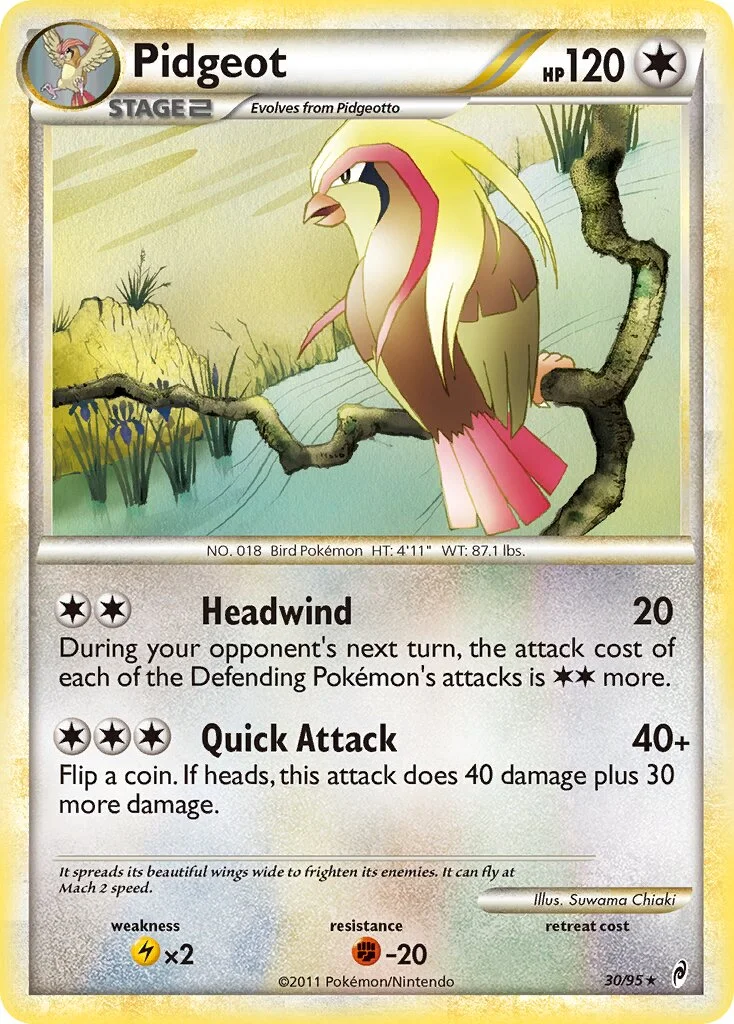 Pidgeot 「CL 30/95」「EN」