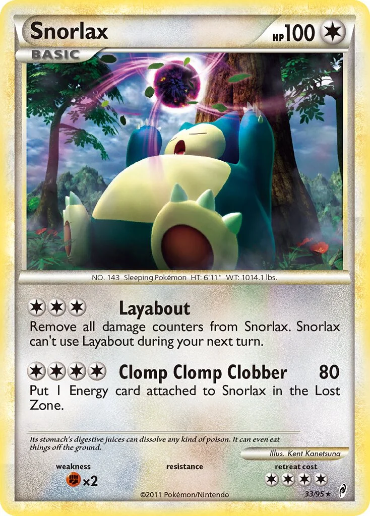 Snorlax 「CL 33/95」「EN」