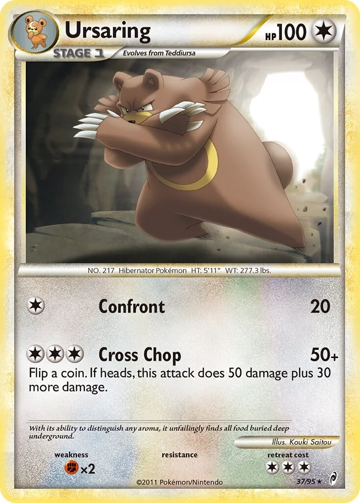 Ursaring 「CL 37/95」「EN」