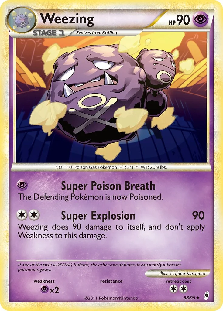 Weezing 「CL 38/95」「EN」