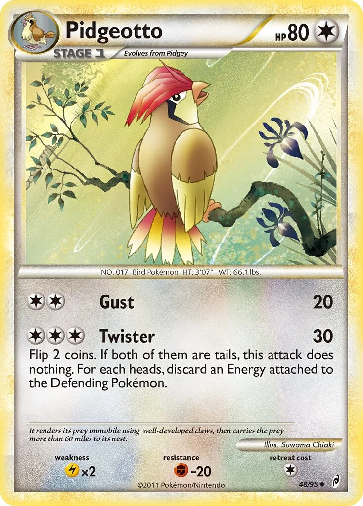 Pidgeotto 「CL 48/95」「EN」