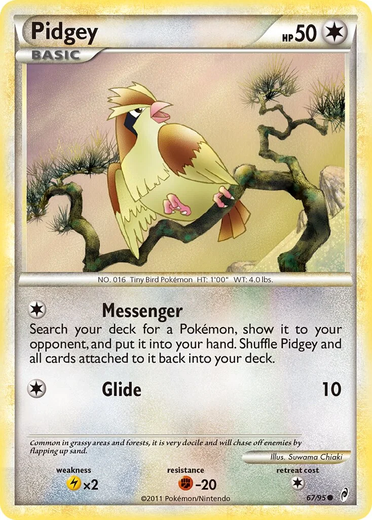 Pidgey 「CL 67/95」「EN」