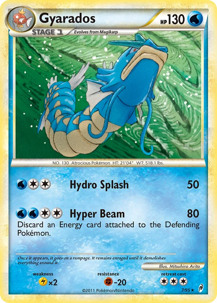 Gyarados 「CL 7/95」「EN」