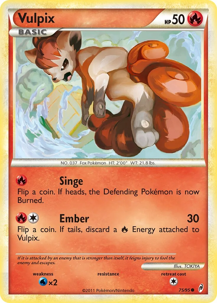 Vulpix 「CL 75/95」「EN」