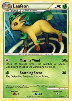 Leafeon #13/95 · Pokémon