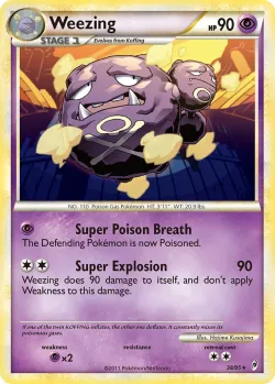 Weezing #38/95 · Pokémon