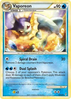 Vaporeon 「CL 52/95」「EN」