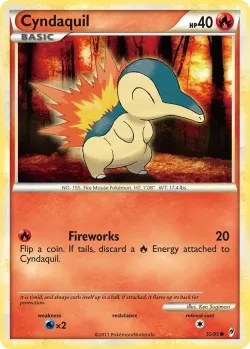 Cyndaquil 「CL 55/95」「EN」