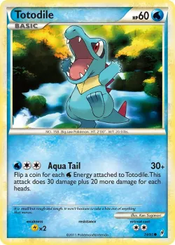 Totodile 「CL 74/95」「EN」