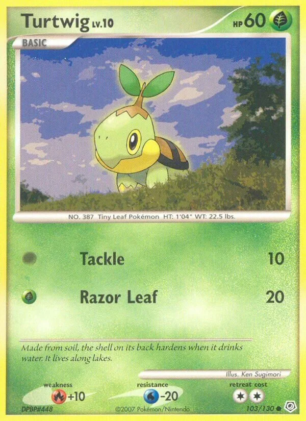 Turtwig 「DP 103/130」「EN」
