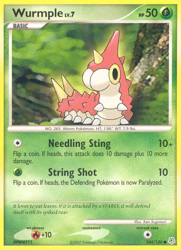 Wurmple 「DP 104/130」「EN」