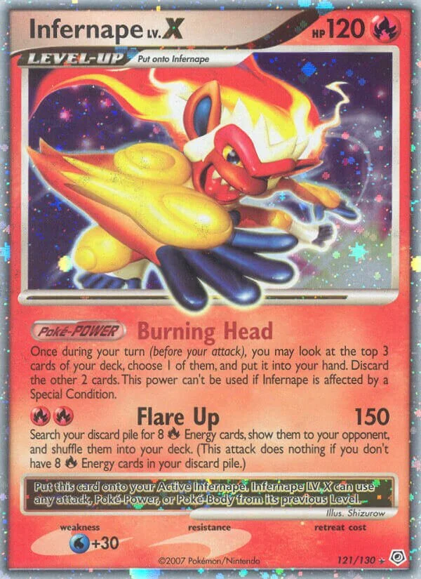 Infernape LV.X 「DP 121/130」「EN」